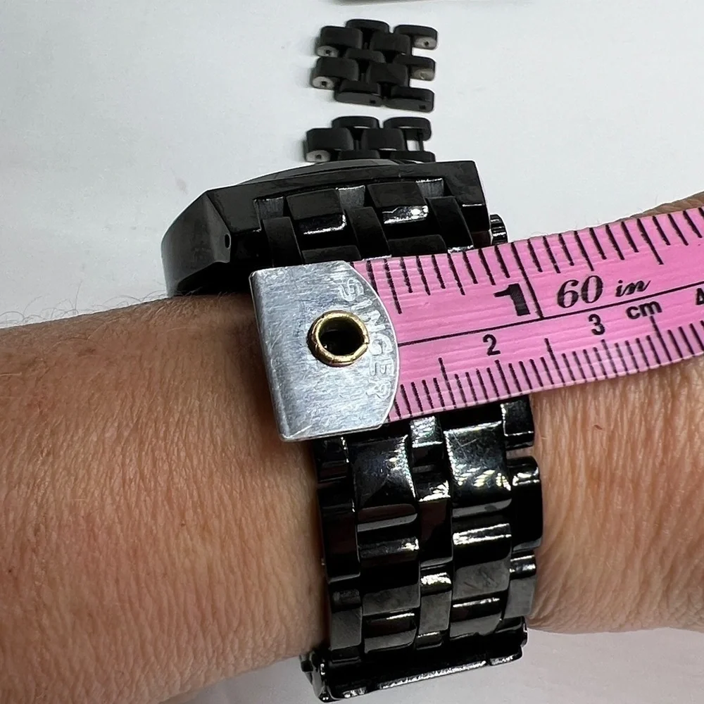Nixon Own It The Monopoly 100mm Stainless Steel Large Black on Black Watch